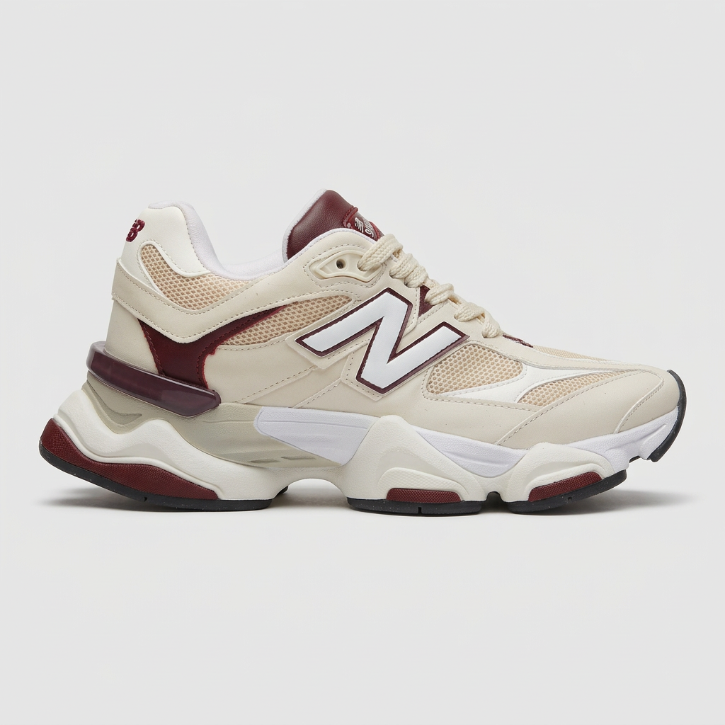 New Balance 9060 — OFF/MARSALA