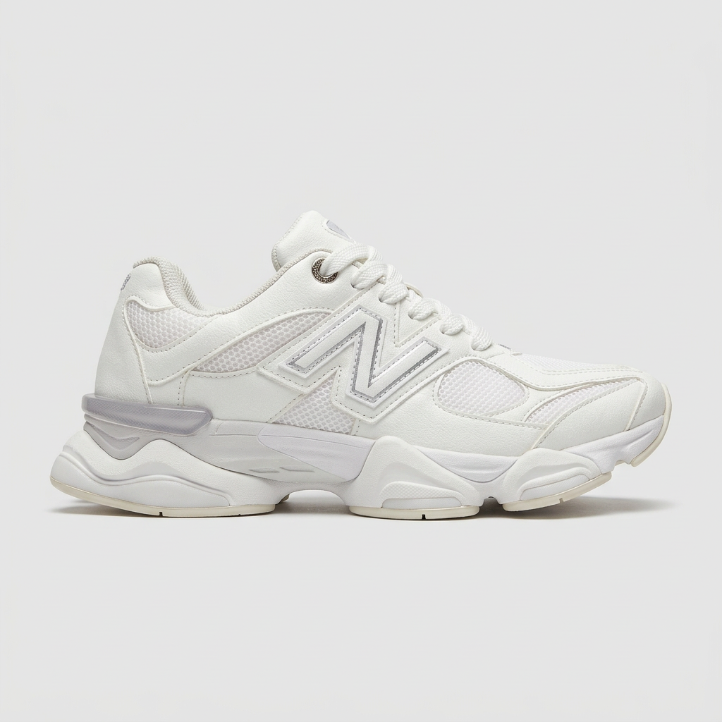New Balance 9060 — BRANCO/BRILHO