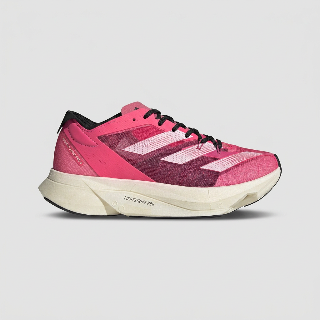 Adidas Adizero Adios Pro 3 — ROSA/BRANCO